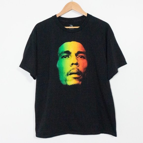 Bob Marley Black Graphic Tee - XL - Picture 1 of 7